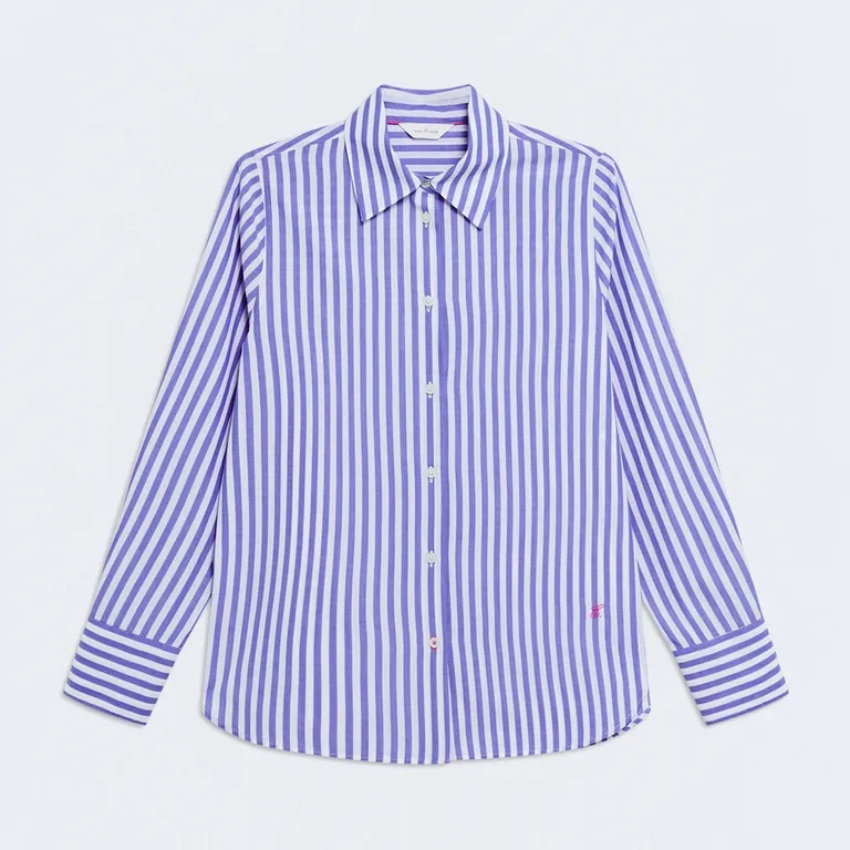 Blusa Rayas 100% Algodón Mujer