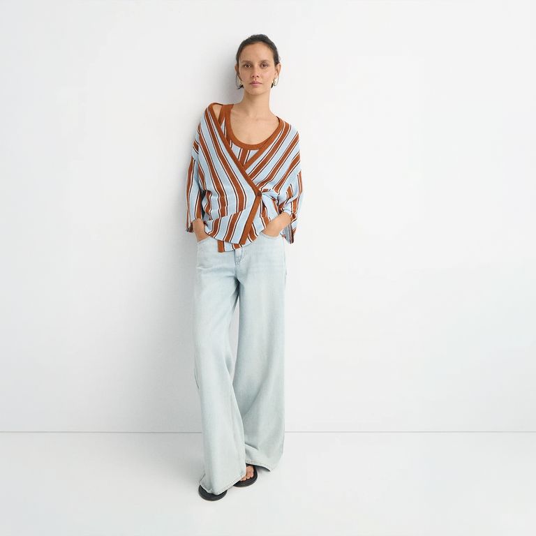 Kimono Rayas Mujer
