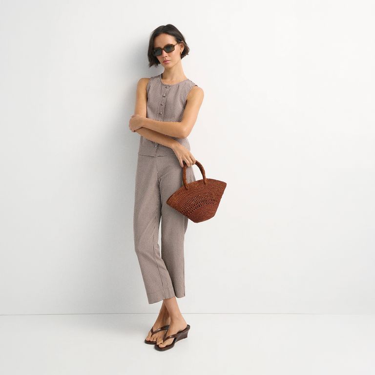 Pantalón Cuadritos Mujer