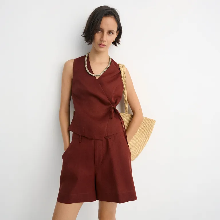 Pantalón 100% Lino Mujer
