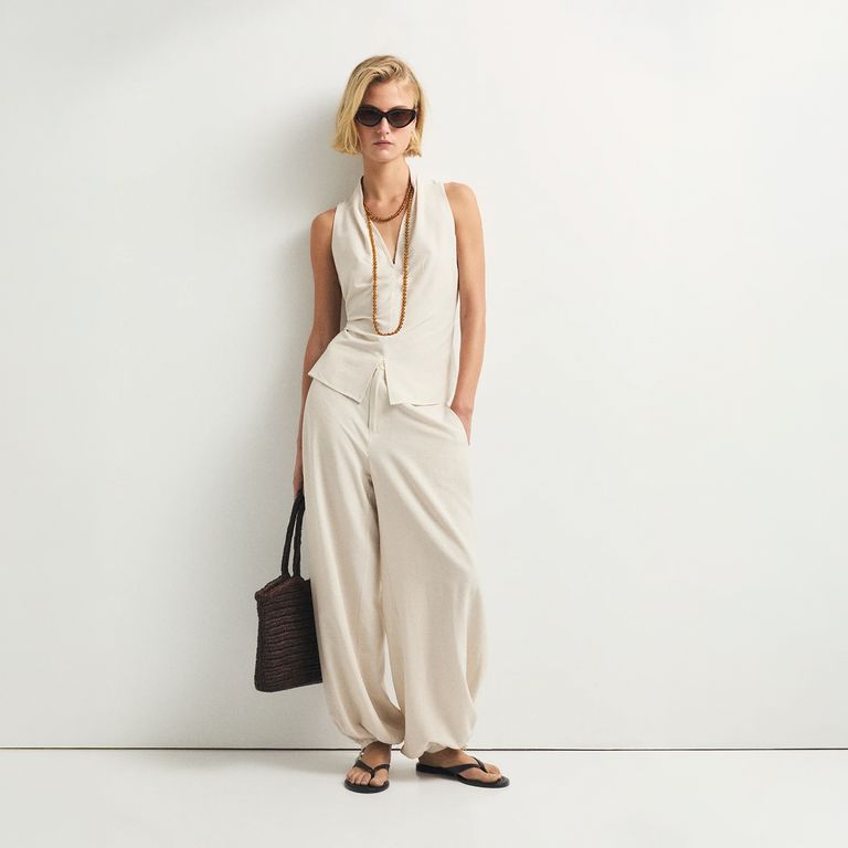 Top Rayas Amarra Mujer