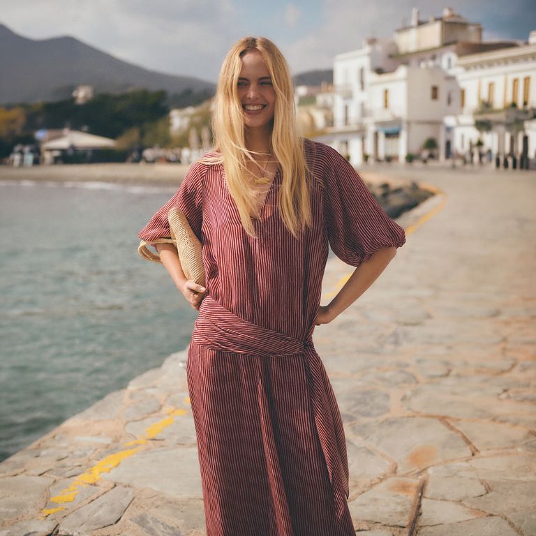 Vestido Rayas Mujer