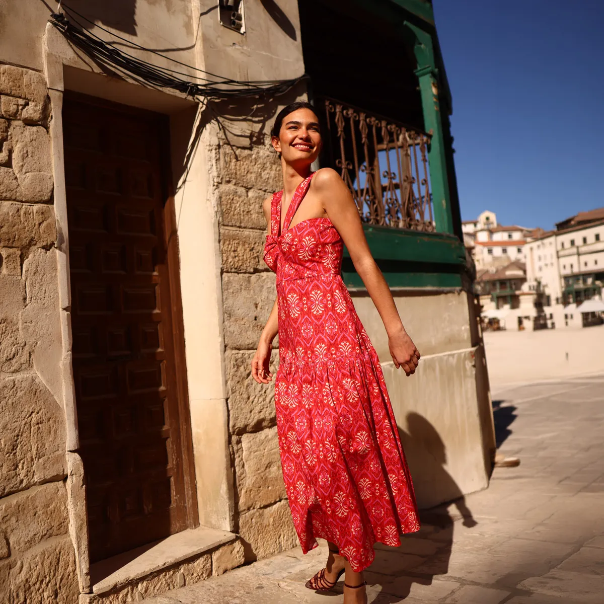 MATTUI - Vestido Escote Halter Algodón Mujer Mattui