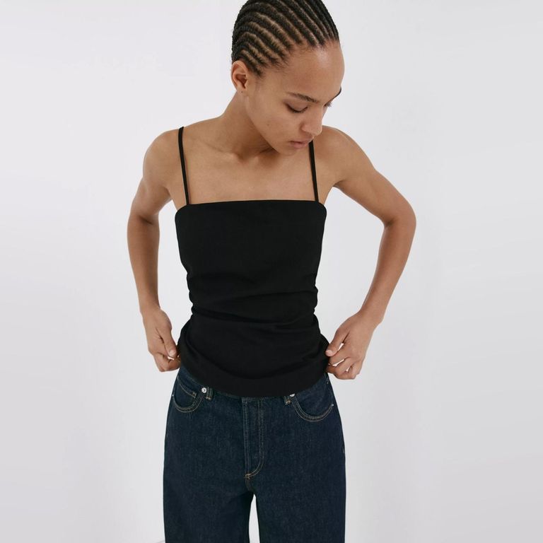 Top Tirantes Drapeado Mujer