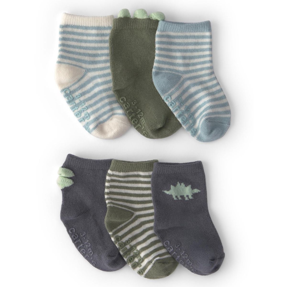 CARTER'S - Pack 6 Pares de Calcetines Bebé Niño Carter´s