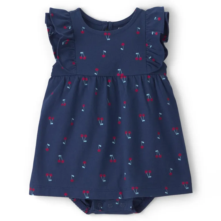 Vestido Con Cubre Pañal Bebé Niña Carter´s
