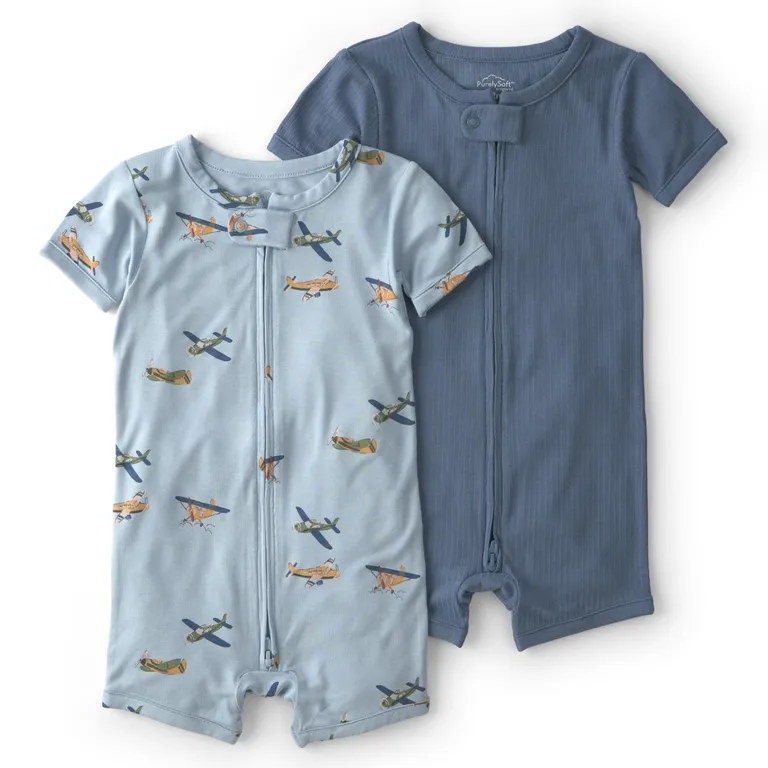 Pack 2 Pijama Algodón Bebé Niño Rn A 24 Meses