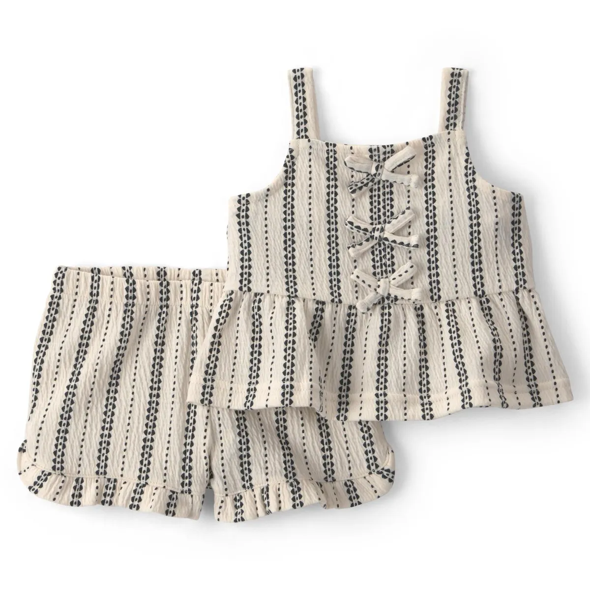 CARTER'S - Conjunto 2 Piezas Polera Y Short Bebé Niña Carter's