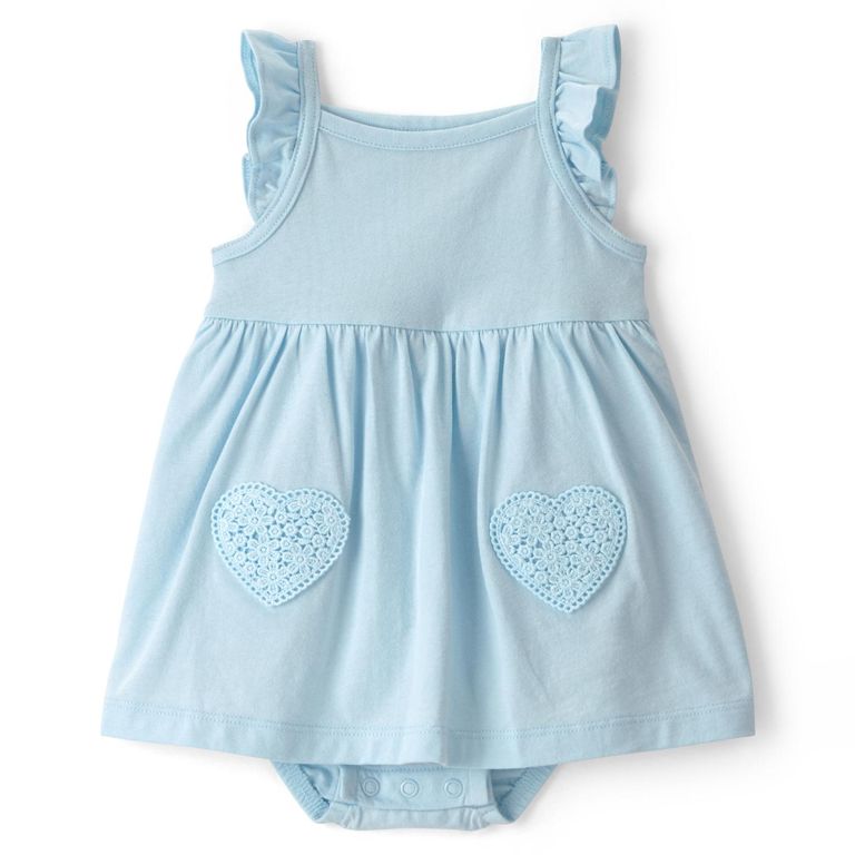 Vestido Con Cubre Pañal Bebé Niña Carter´s