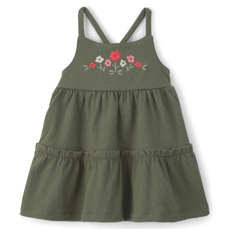 Vestido Con Cubre Pañal Bebé Niña
