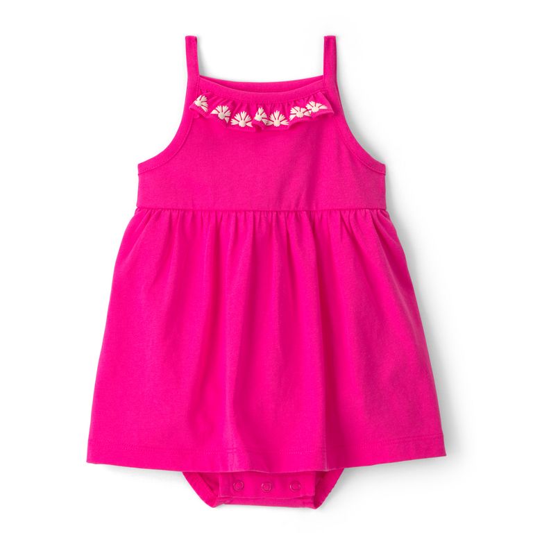 Vestido Con Cubre Pañal Bebé Niña Carter´s