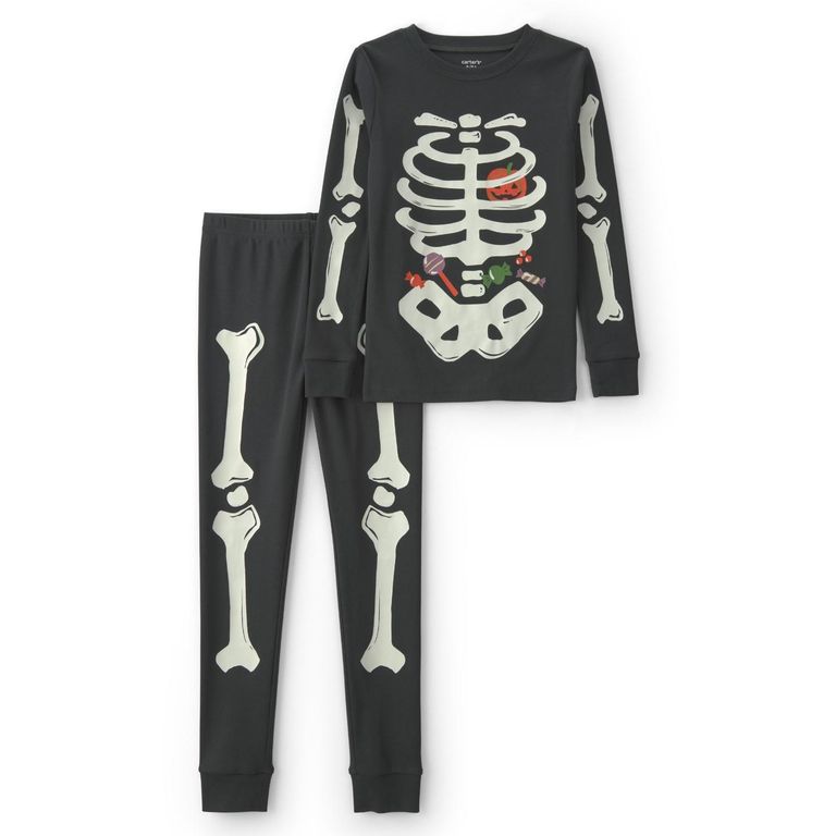 Pijama 2 Piezas Algodón Halloween Unisex 6 A 10 Años