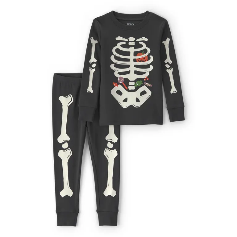 Pijama 2 Piezas Algodón Halloween Bebé Unisex 6 A 24 Meses