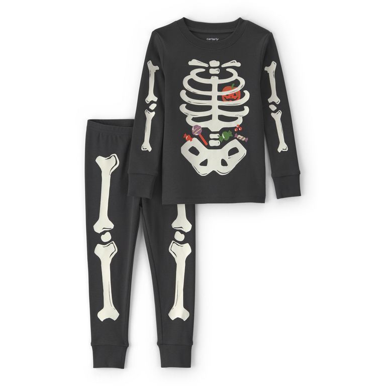 Pijama 2 Piezas Algodón Halloween Bebé Unisex 6 A 24 Meses