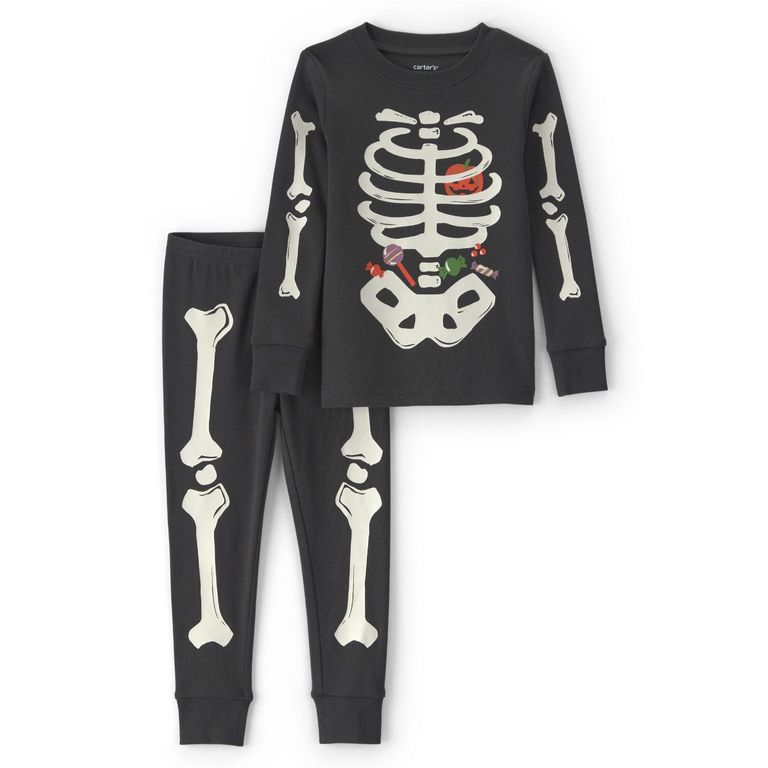 Pijama 2 Piezas Algodón Halloween Unisex 2 A 5 Años