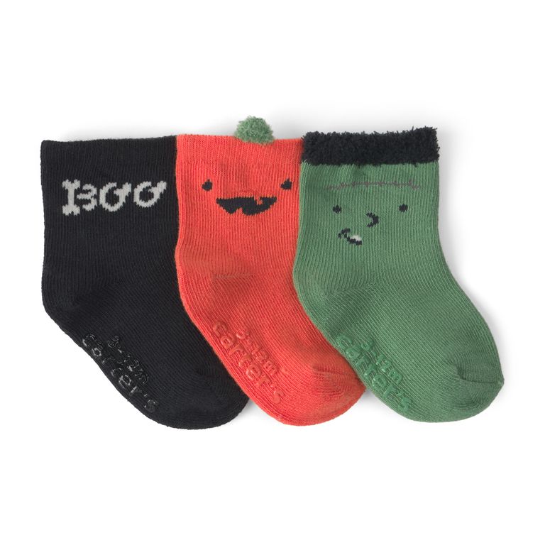 Pack 3 Pares de Calcetines Halloween Bebé Niño Carter´s