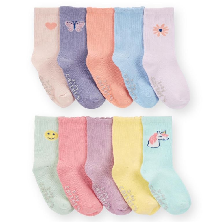 Pack 10 Pares De Calcetines Niña 2 A 4 Años