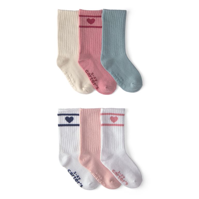 Pack 6 Pares De Calcetines Niña 2 A 4 Años