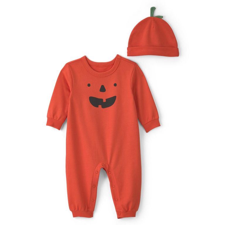 Conjunto Enterito Y Gorro Halloween Bebé Unisex