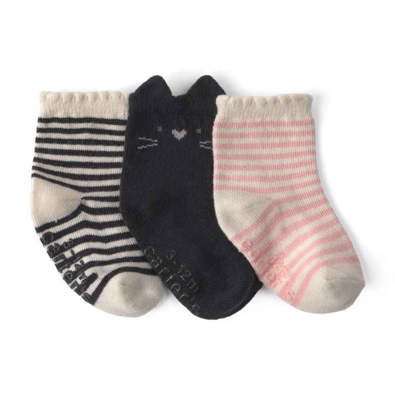 Pack 3 Pares de Calcetines Halloween Bebé Niña Carter´s