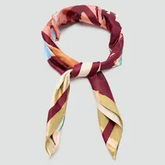 MANGO - Pañuelo Estampado Floral Mujer
