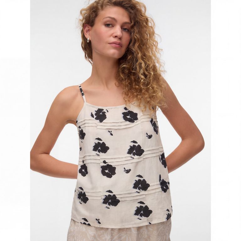 Top Estampado 100% Algodón Mujer