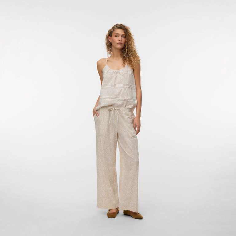Pantalón Estampado 100% Algodón Mujer