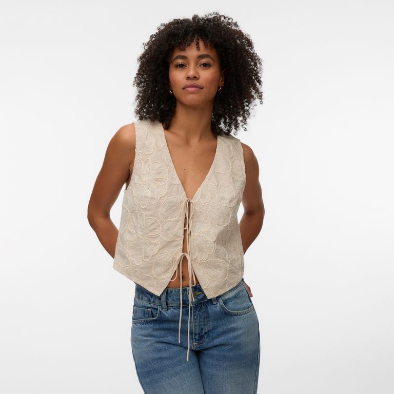 Vest Tejido 100% Algodón Mujer