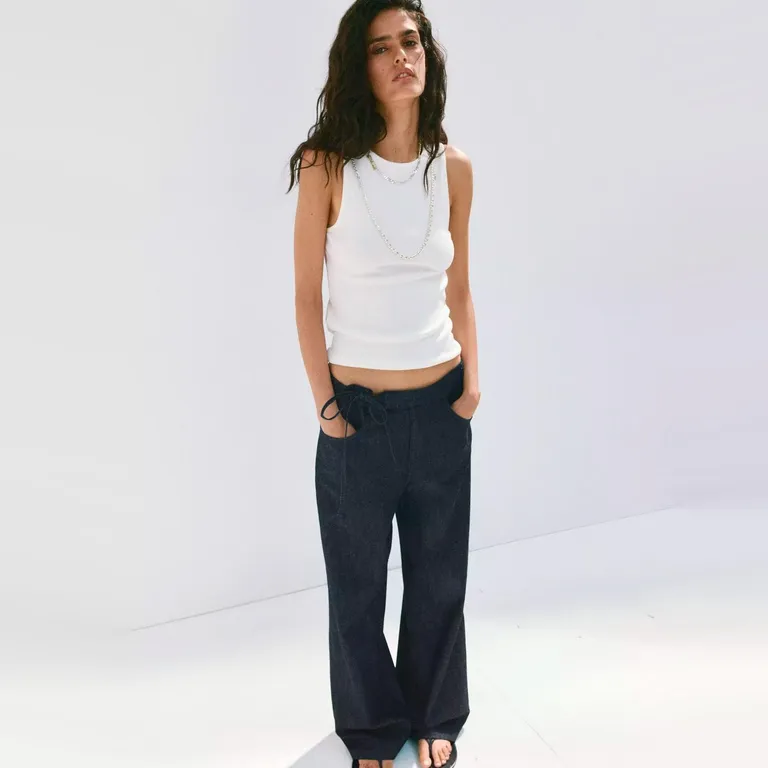 Jeans Low Waist Lazo Mujer
