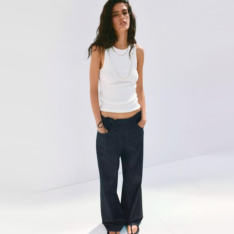 Jeans Low Waist Lazo Mujer