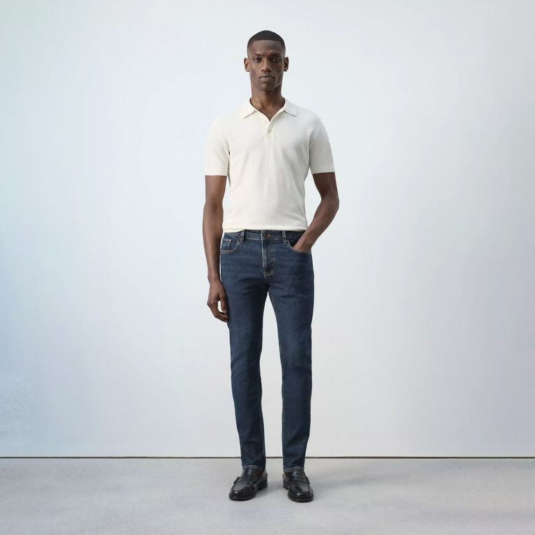 Jeans Ben Cropped Tapered Fit Hombre