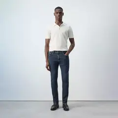 MANGO MAN - Jeans Ben Cropped Tapered Fit Hombre