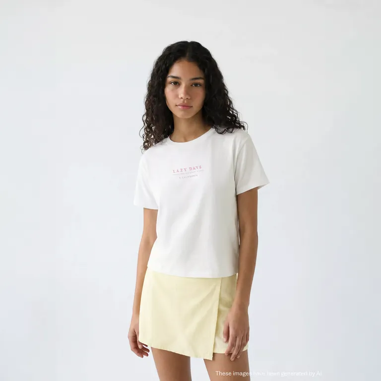 Polera Algodón Estampada Niña