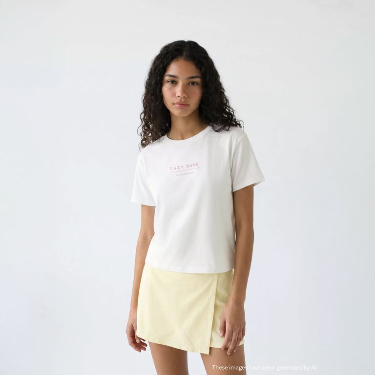 Polera Algodón Estampada Niña