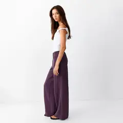 MANGO TEEN - Pantalón Low Waist Textura Niña