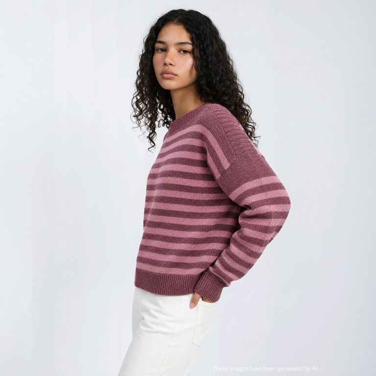 Sweater Rayas Lúrex Niña