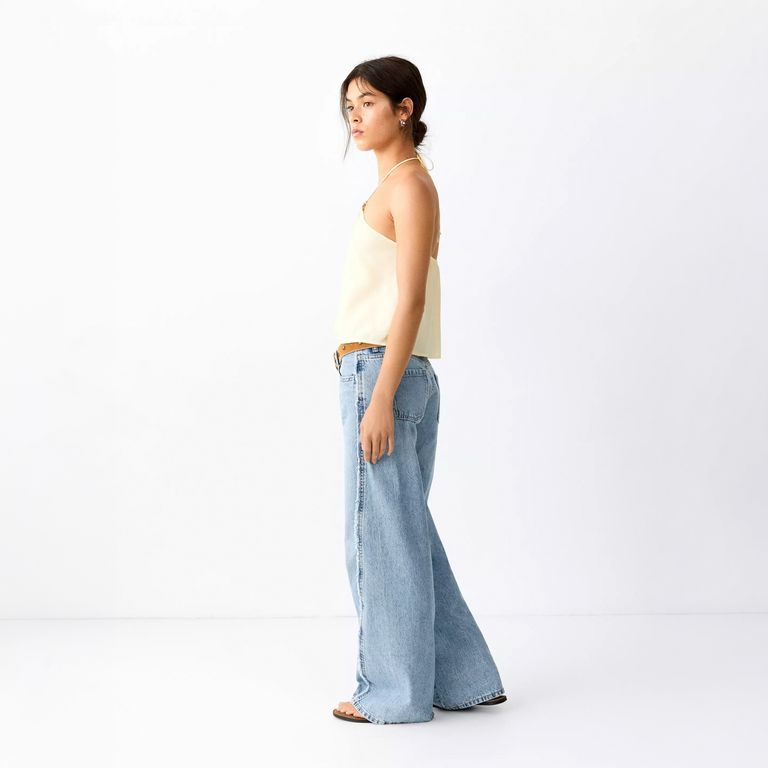 Jeans Low Waist Wide Leg Niña