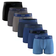 TOP - Pack De 7 Boxers Hombre