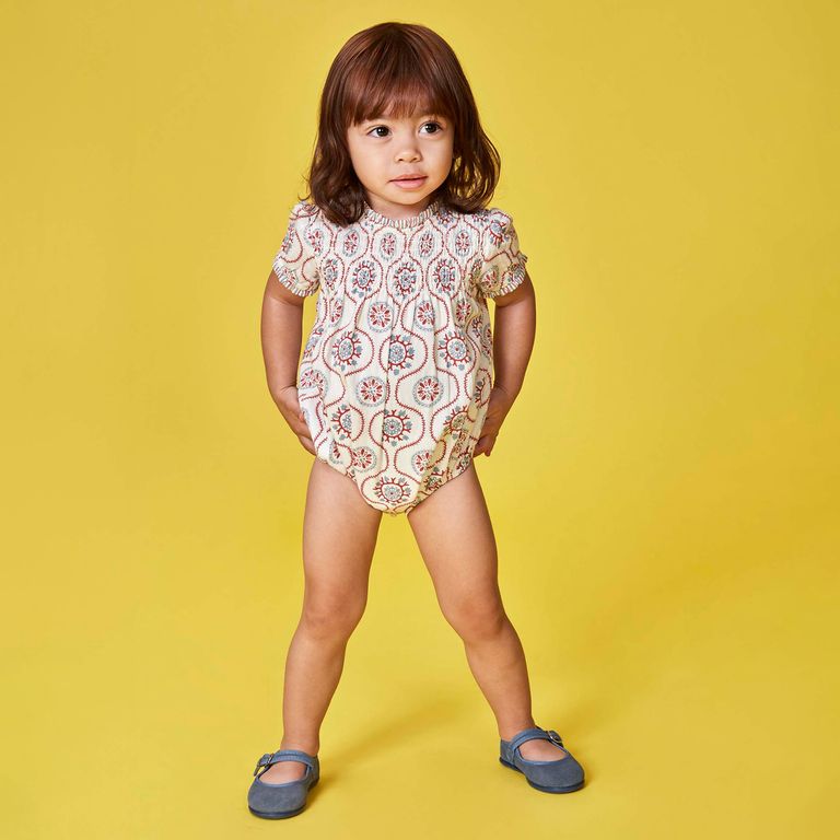 Enterito Manga Corta Bebé Niña