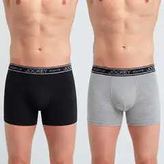 JOCKEY - Boxer Hombre Pack 2 Algodón Stretch Ropa Interior