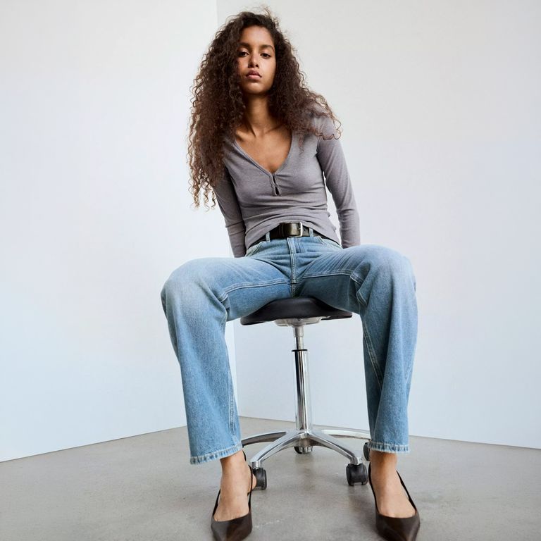 Jeans Matilda Rectos Tiro Alto Mujer