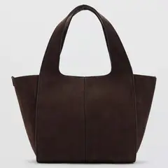 MANGO - Bolso Shopper Piel Mujer