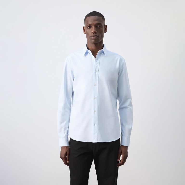 Camisa 100% Algodón Oxford Hombre