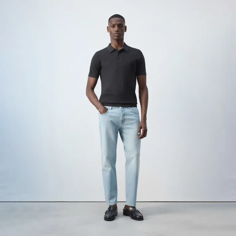 Jeans Ben Cropped Tapered Fit Hombre