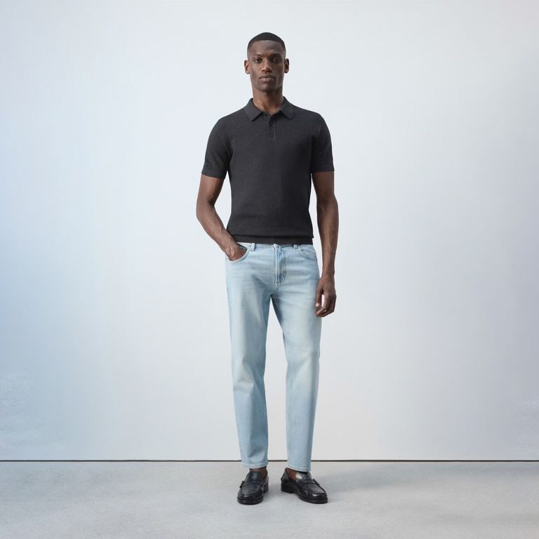 Jeans Ben Cropped Tapered Fit Hombre