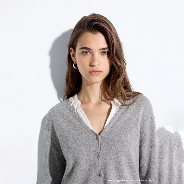Sweater Punto Cuello Pico Niña