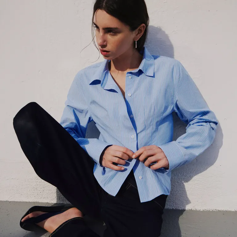 Blusa 100% Algodón Rayas Niña Mango Kids