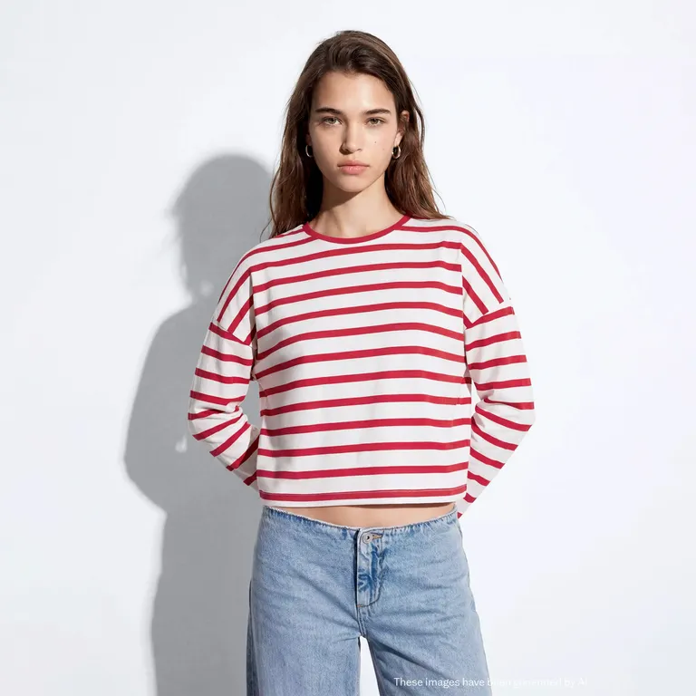 Polera 100% Algodón Rayas Niña Mango Kids