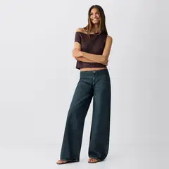 MANGO TEEN - Jeans Low Waist Wide Leg Niña