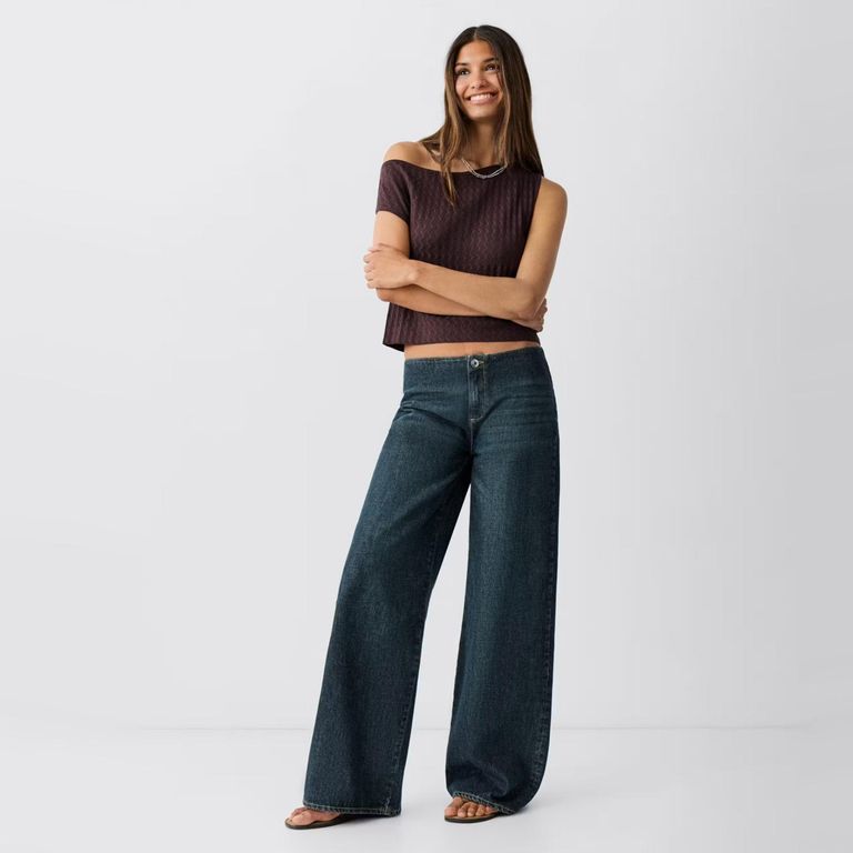 Jeans Low Waist Wide Leg Niña